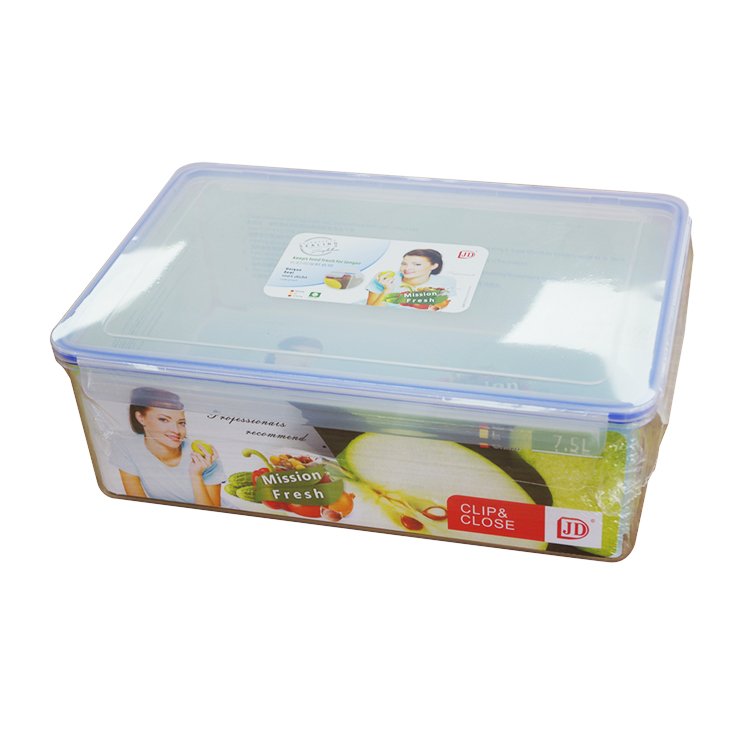 PC Food Container Set Buckle Storage Box Plastic Airtight Food Storage Container With Lid