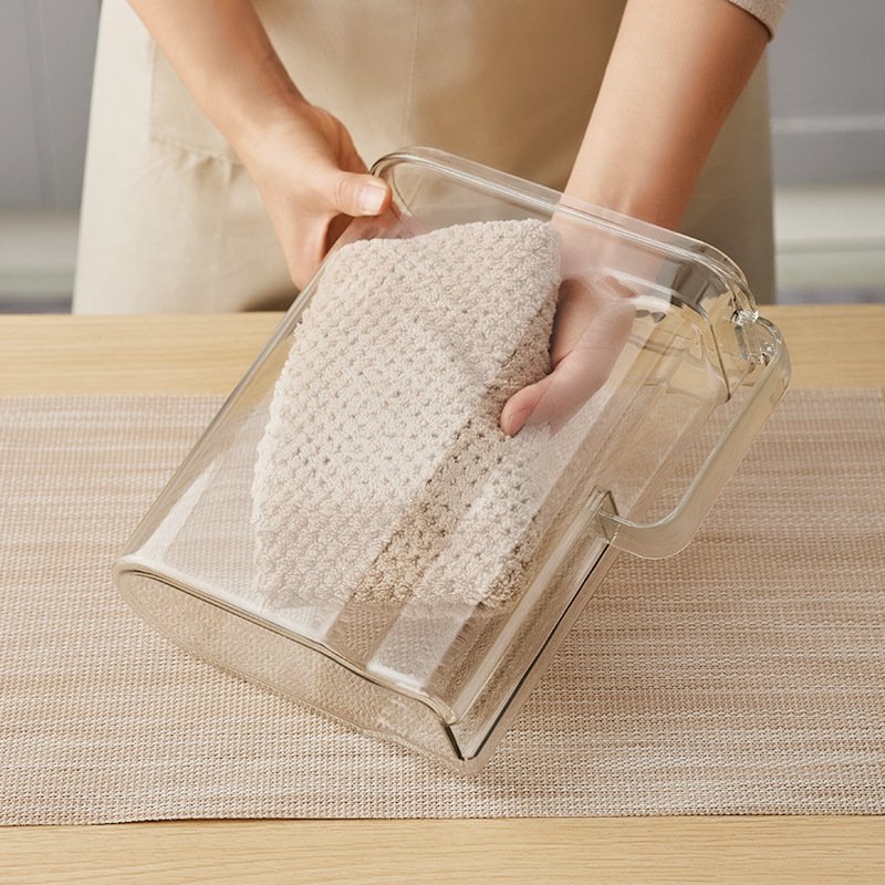 kitchen Grain Storage Box Sealed Jar Plastic Transparent Dry Grain Snack Flour Grain Storage Container Organizer