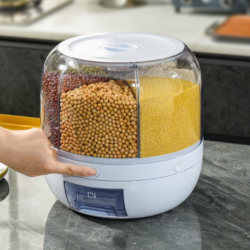 multiply grain dispenser storage box container 12kg Cereals and rice Grain dispenser supermarket dry food storage