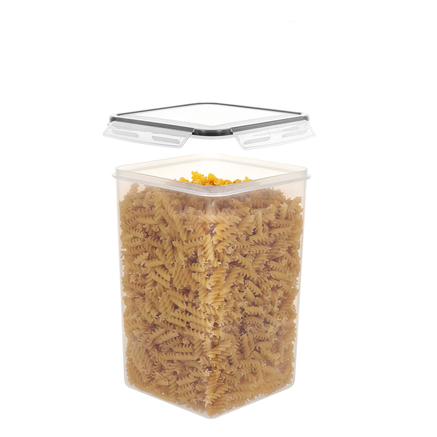 Choice Fun Airtight Food Storage Containers Transparent Storage Jars with Durable Lids 6.5L Plastic Kitchen Food Box