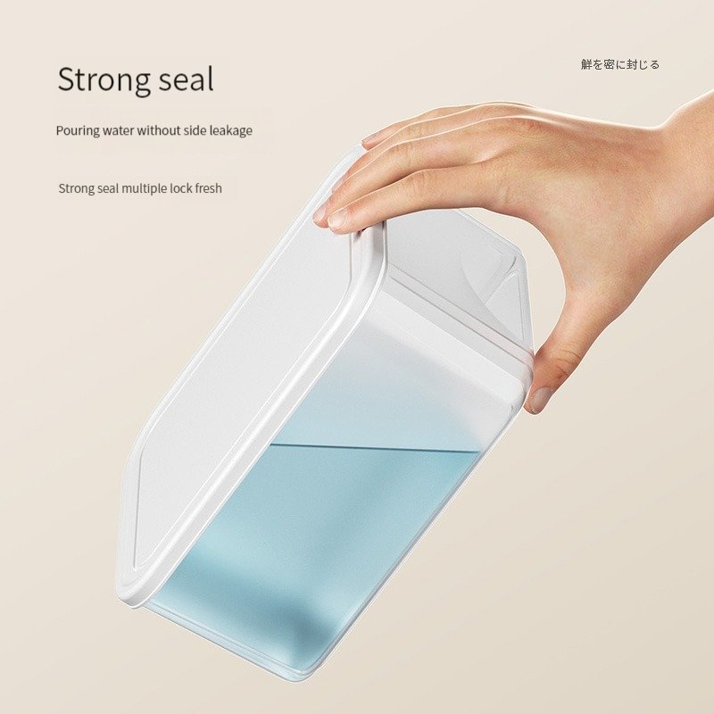 Wholesale Refrigerator Crisper Vegetable Fruits Fresh Food Storage Container Bins Fridge Storage Drain Fresh Keeping Box