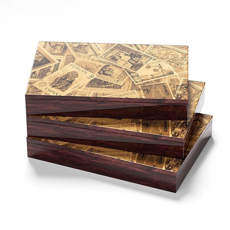 Luxury cajas para chocolates ferrero customized Baking paint wooden date gift box ramadan chocolate box