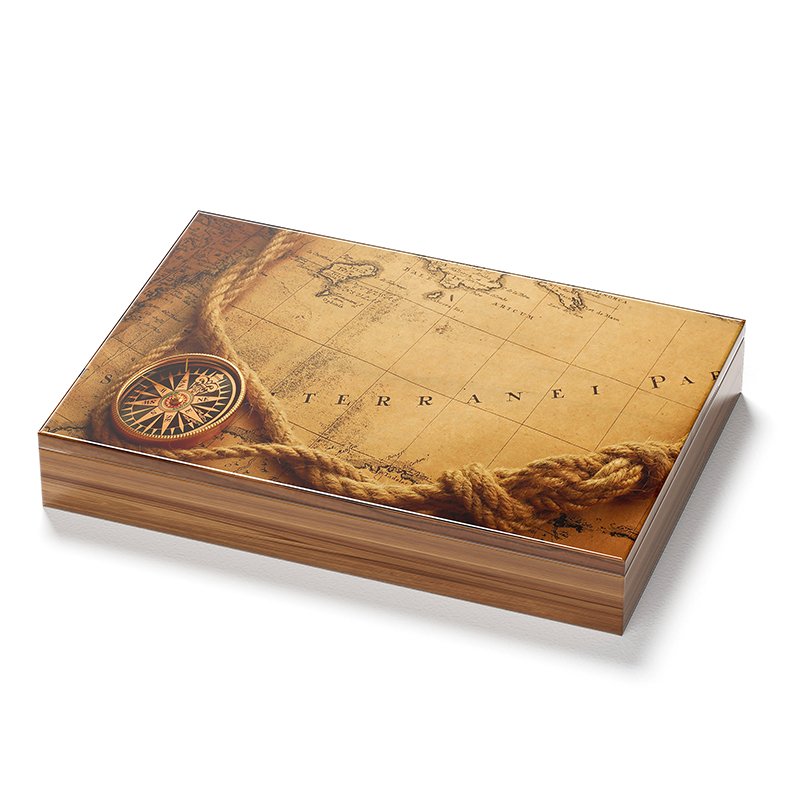 Luxury cajas para chocolates ferrero customized Baking paint wooden date gift box ramadan chocolate box