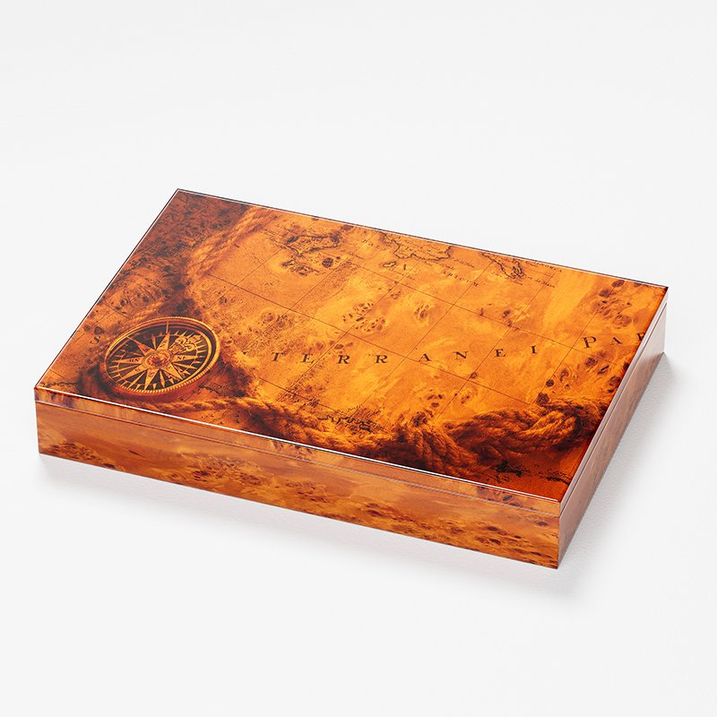 Luxury cajas para chocolates ferrero customized Baking paint wooden date gift box ramadan chocolate box