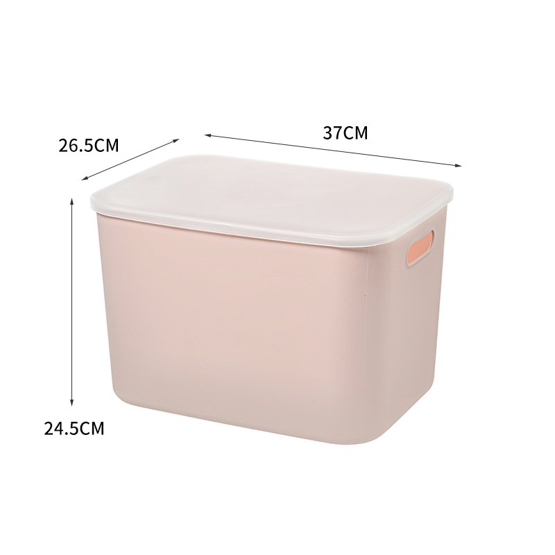 Justeer multifunction white big container plastic wardrobe clothes organizer box home storage box with handle