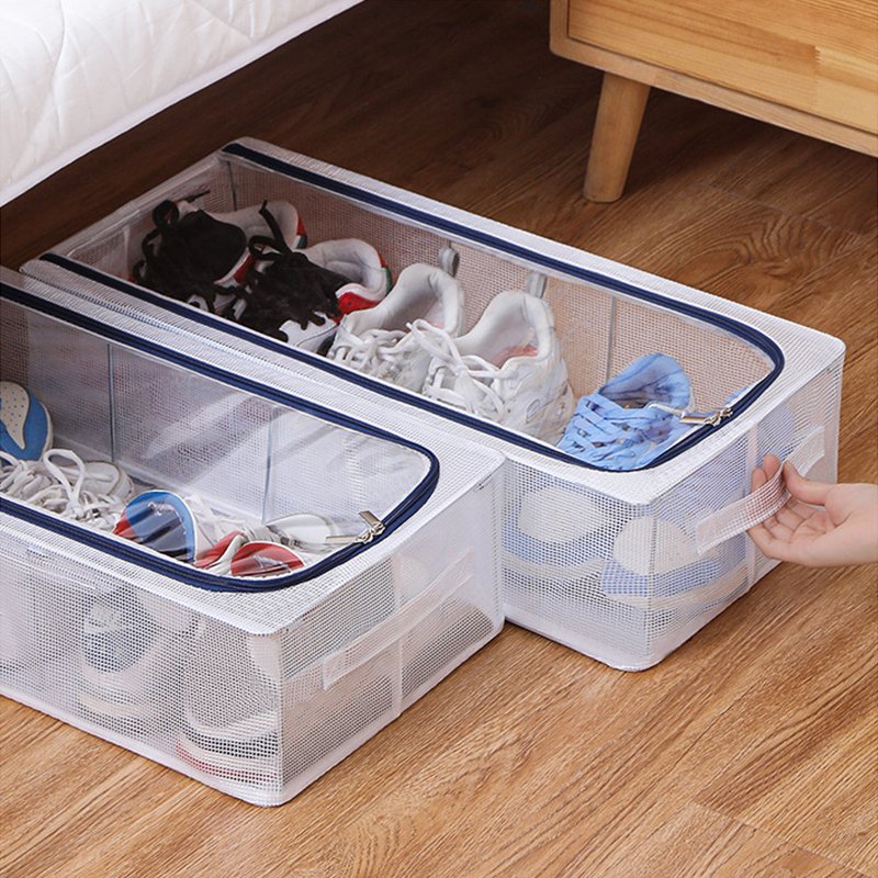 Waterproof PVC Closet Clothes Storage Folding Storage Box Shoe Organizer Boxes