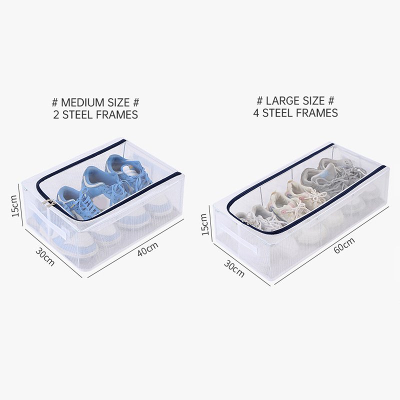 Waterproof PVC Closet Clothes Storage Folding Storage Box Shoe Organizer Boxes