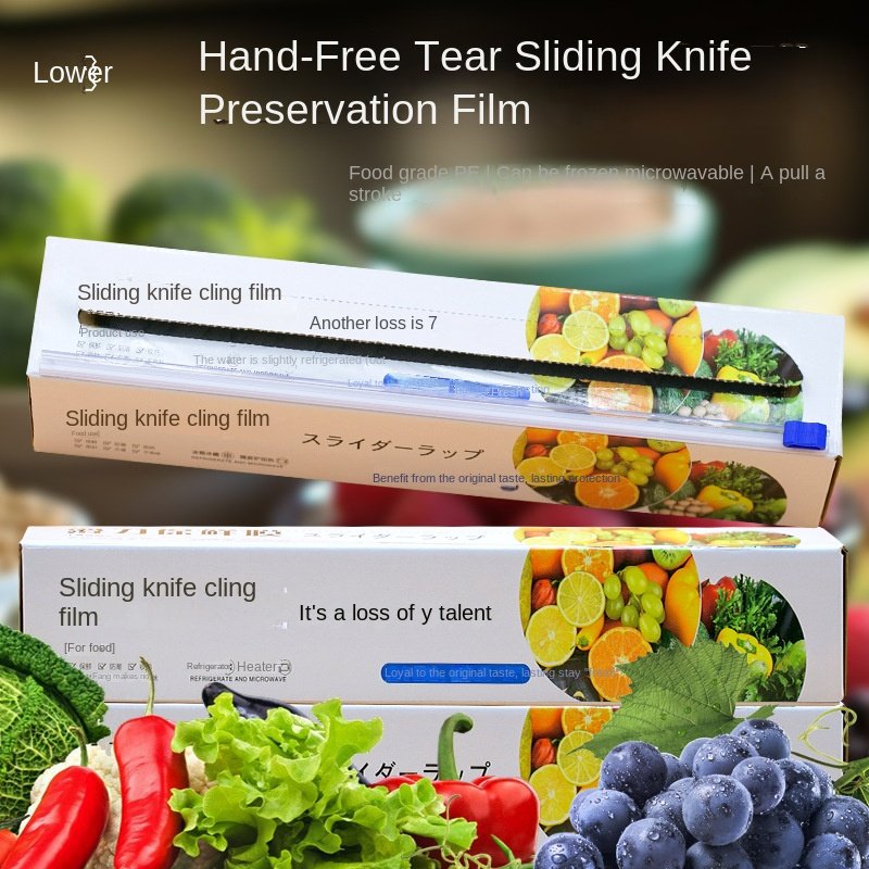 Eco-friendly 100% Biodegradable Compostable Clear Cling Wrap For Food Storage