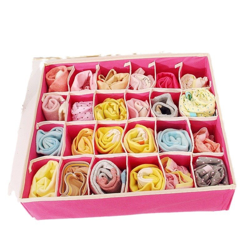 Multi Size Foldable Opp Bag Underwear Bra Organizer Storage Box Drawer Closet Organizers