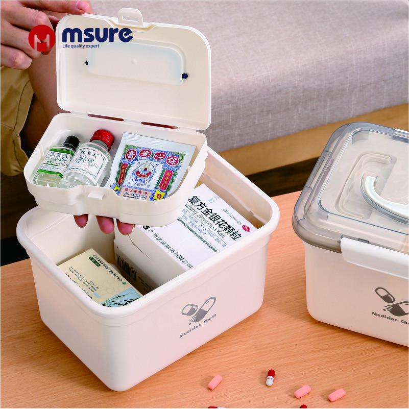 5.2L Home Office car first aid storage kit portable storage container Multi-function Storage Box