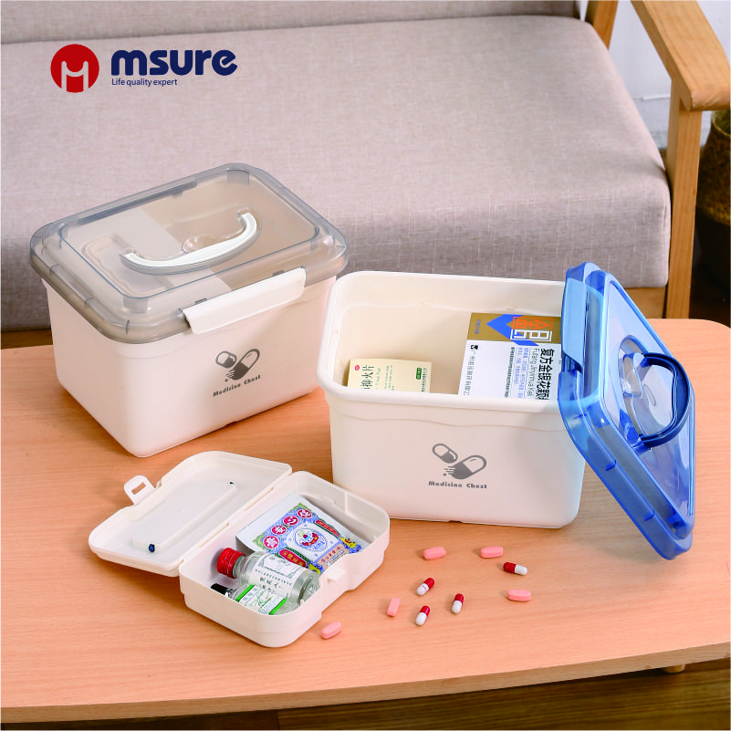 5.2L Home Office car first aid storage kit portable storage container Multi-function Storage Box