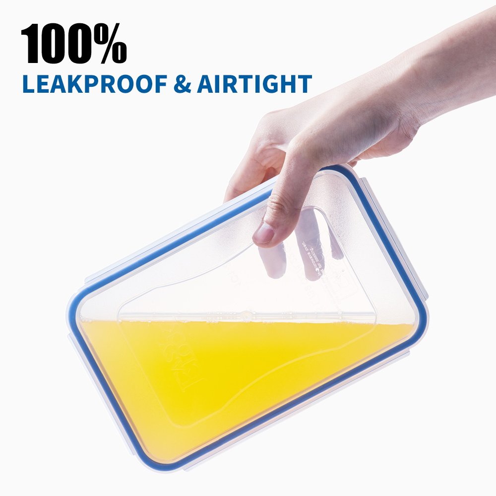 produce saver food stackable clip lock tritan plastic oem leakproof candy airtight snack bulk food storage containers