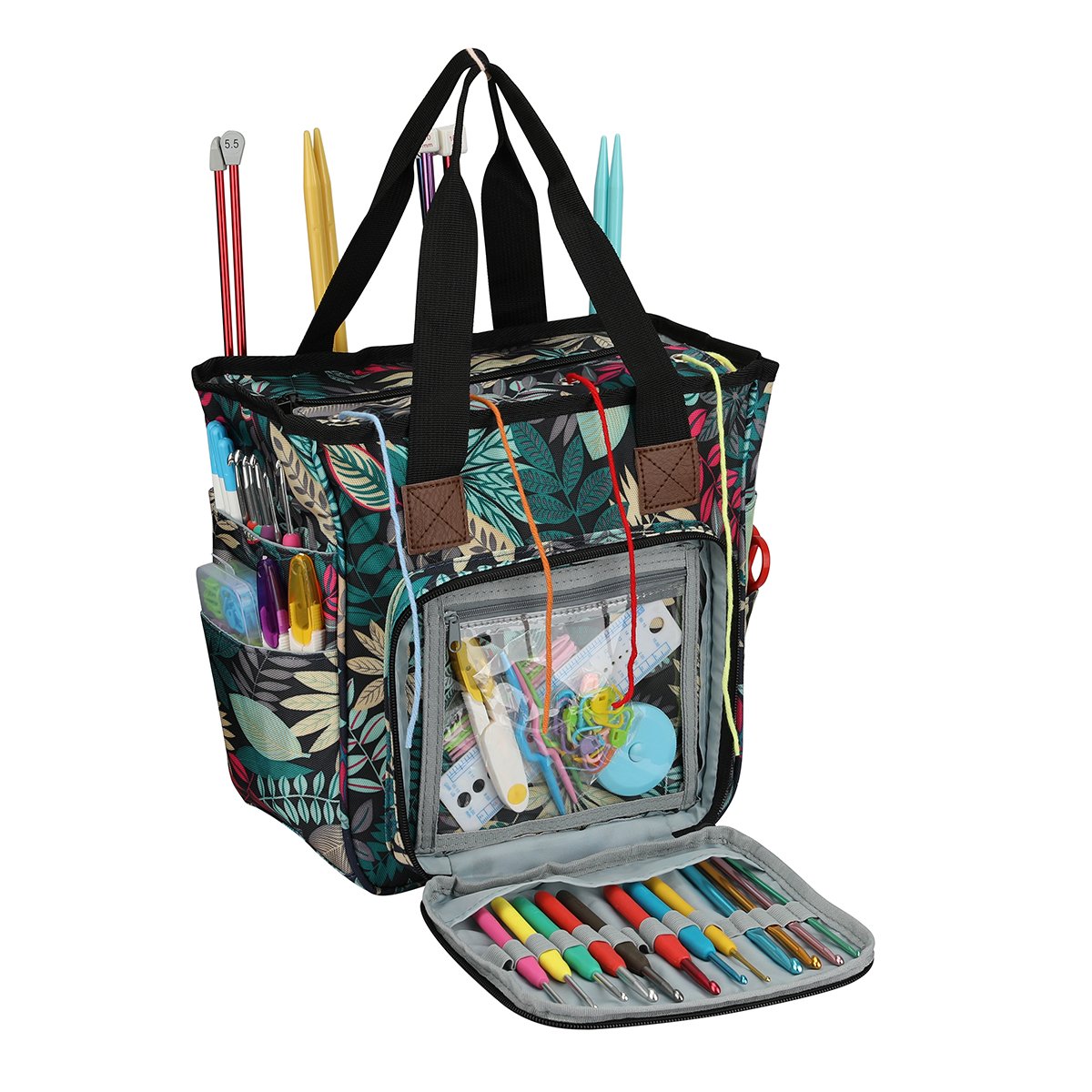 Fashion Custom Logo Food Storage Portable Knitting Bag Yarn Storage Totes