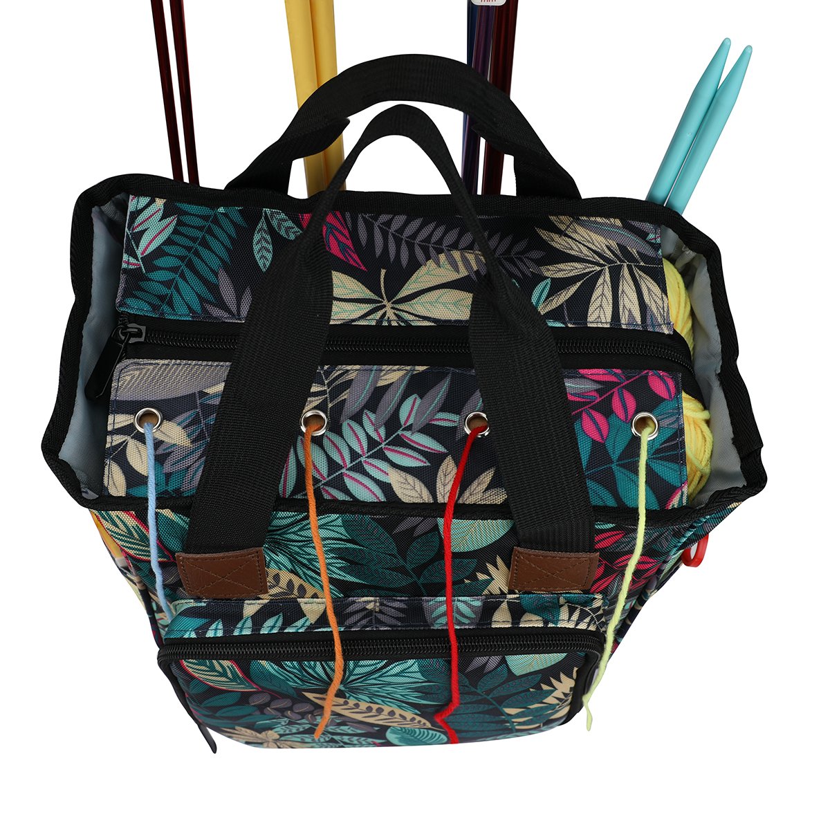 Fashion Custom Logo Food Storage Portable Knitting Bag Yarn Storage Totes