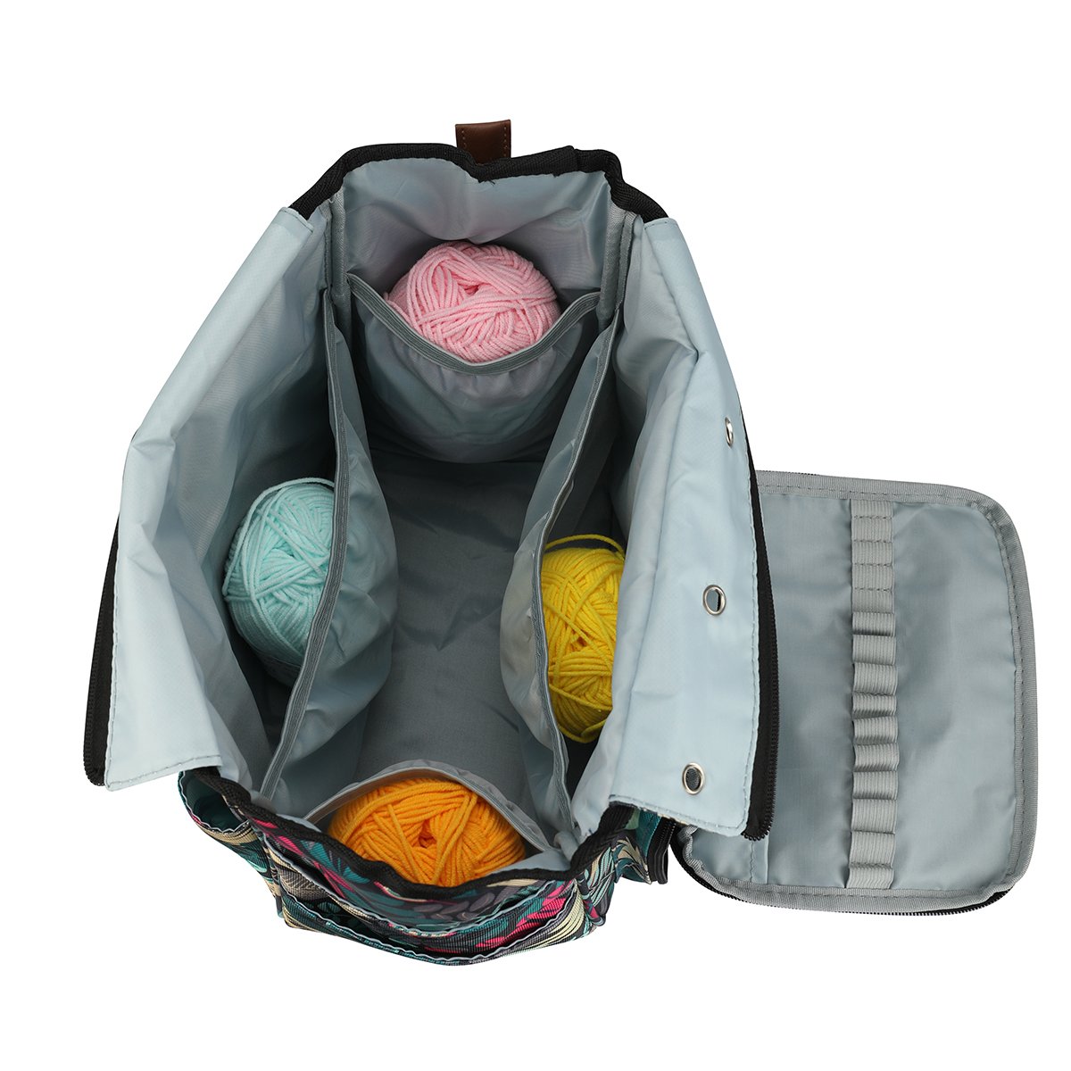 Fashion Custom Logo Food Storage Portable Knitting Bag Yarn Storage Totes