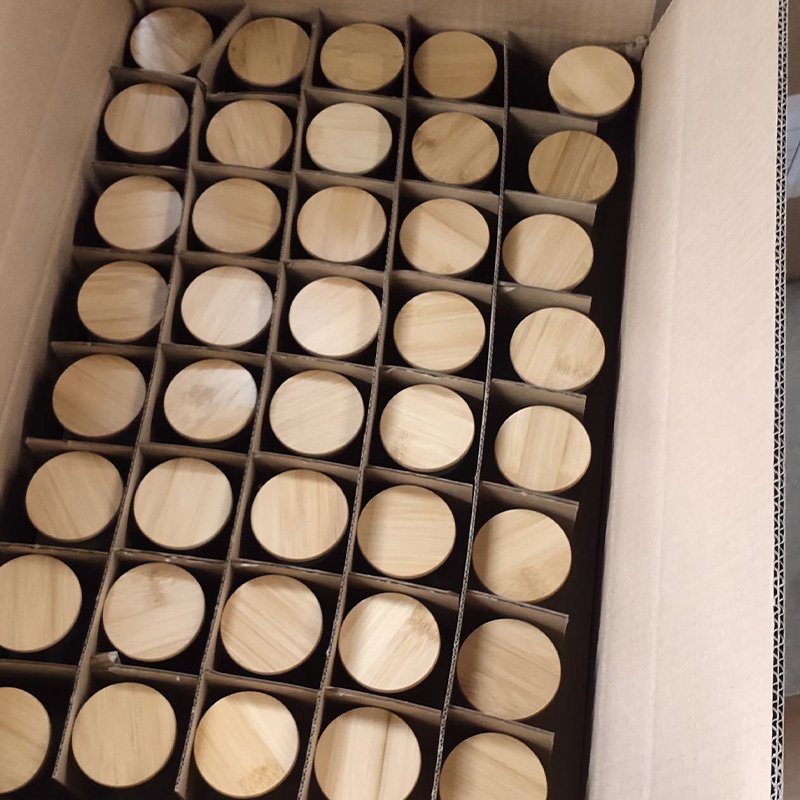750/800/1100/1250/1500/1850/2300ML Borosilicate glass gar bamboo Lid food storage container mason honey jar Sealed Storage Jar