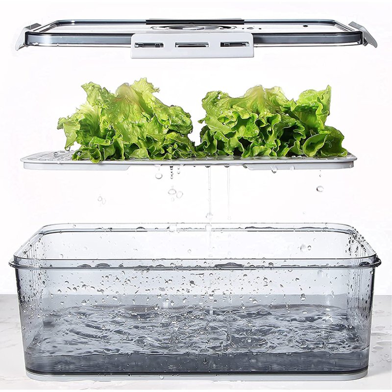 New Design Refrigerator Bins Timed Refrigerator Storage Box Multiple Food Storage Container Crisper Storage Box