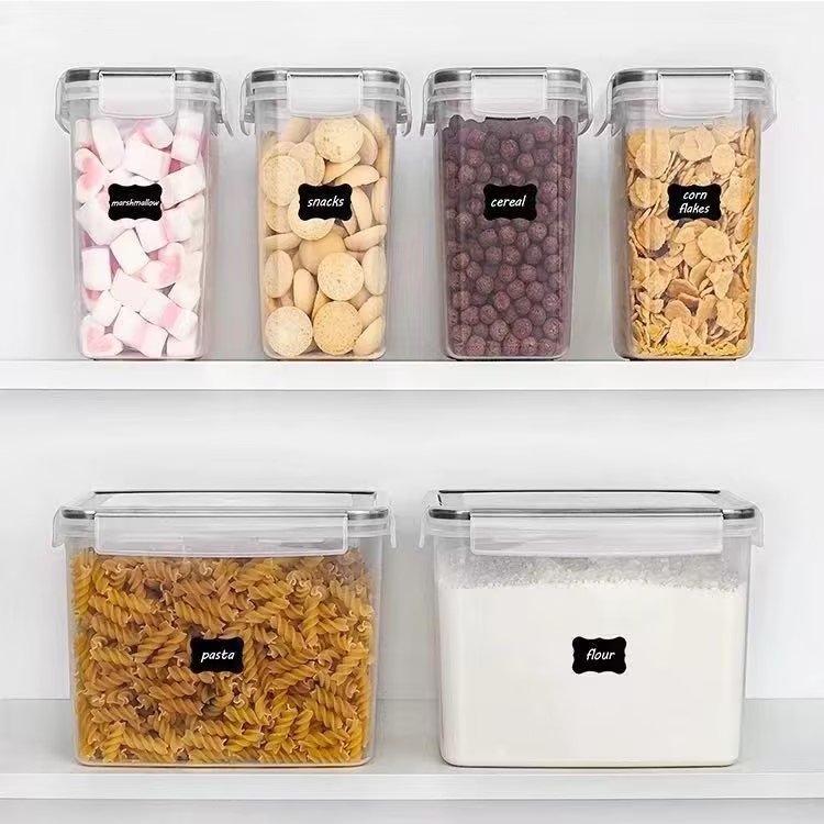 15pcs Airtight Food Storage Containers Set with Lids BPA Free Plastic Dry Food Canisters for Kitchen Pantry Organization Storage