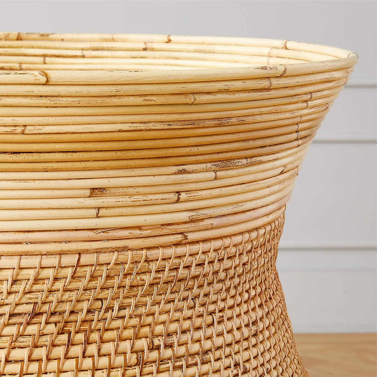 Top Selling Natural Rattan Basket Storage For Laundry Clothes And Box Rattan OEM Customized Handmade in Vietnam