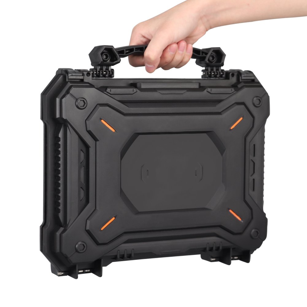 WOSPORT 12.6 inch Portable Storage Case Waterproof Hard Plastic Storage Box For Outdoor activities Fishing
