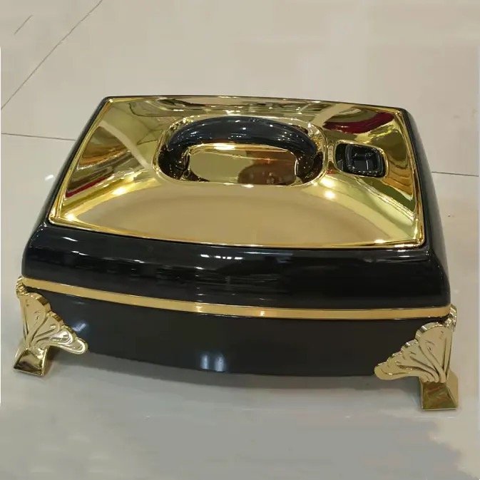 Heat preservation big rectangle food warmer for food storage & container 6.5L 6pcs/carton USA food warmer set casserole