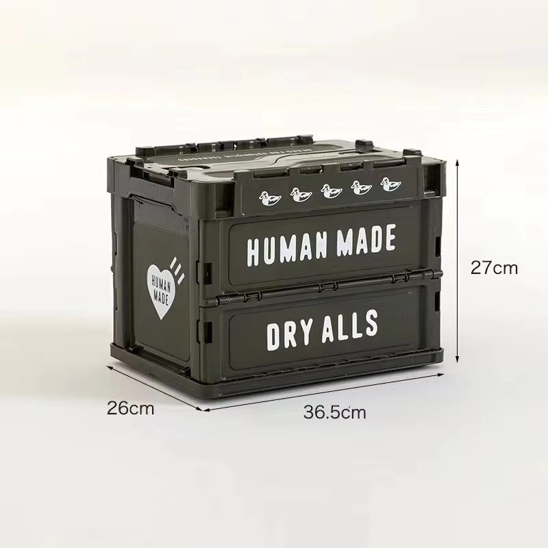 Hot Sale Multipurpose 20L Small Storage Box Home Plastic Stackable Folding Storage Boxes