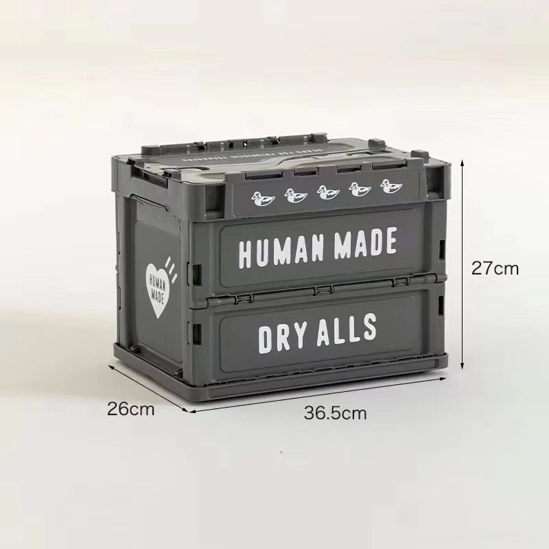 Hot Sale Multipurpose 20L Small Storage Box Home Plastic Stackable Folding Storage Boxes