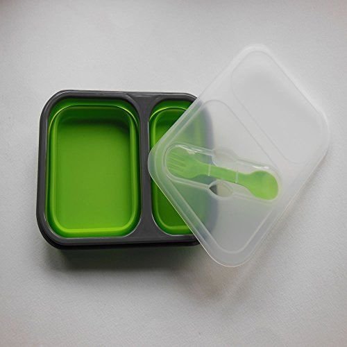 BPA Free silicone collapsible food storage containers