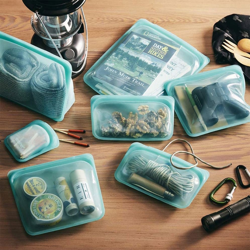 2024 Waterpoof Zip Lfgb Fresh-Keeping Sealer Reusable Platinum Silicone Pouch Bag To Freeze For Packing Snack Fresh Food Storage