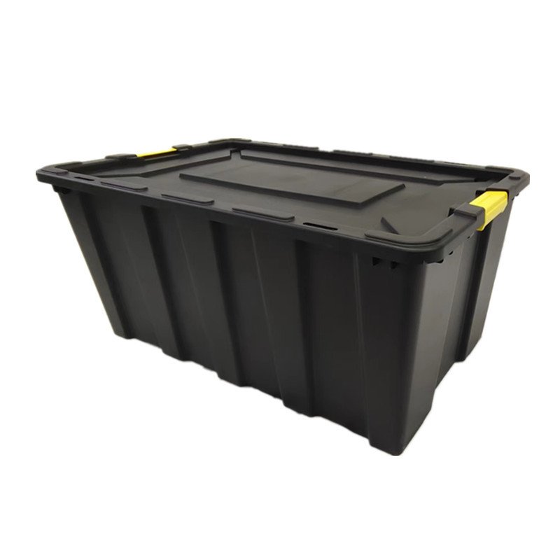 Customizable 7 10 15 16 20 27 gal tough Storage Bin heavy duty tough storage container with lid for storing tools and food