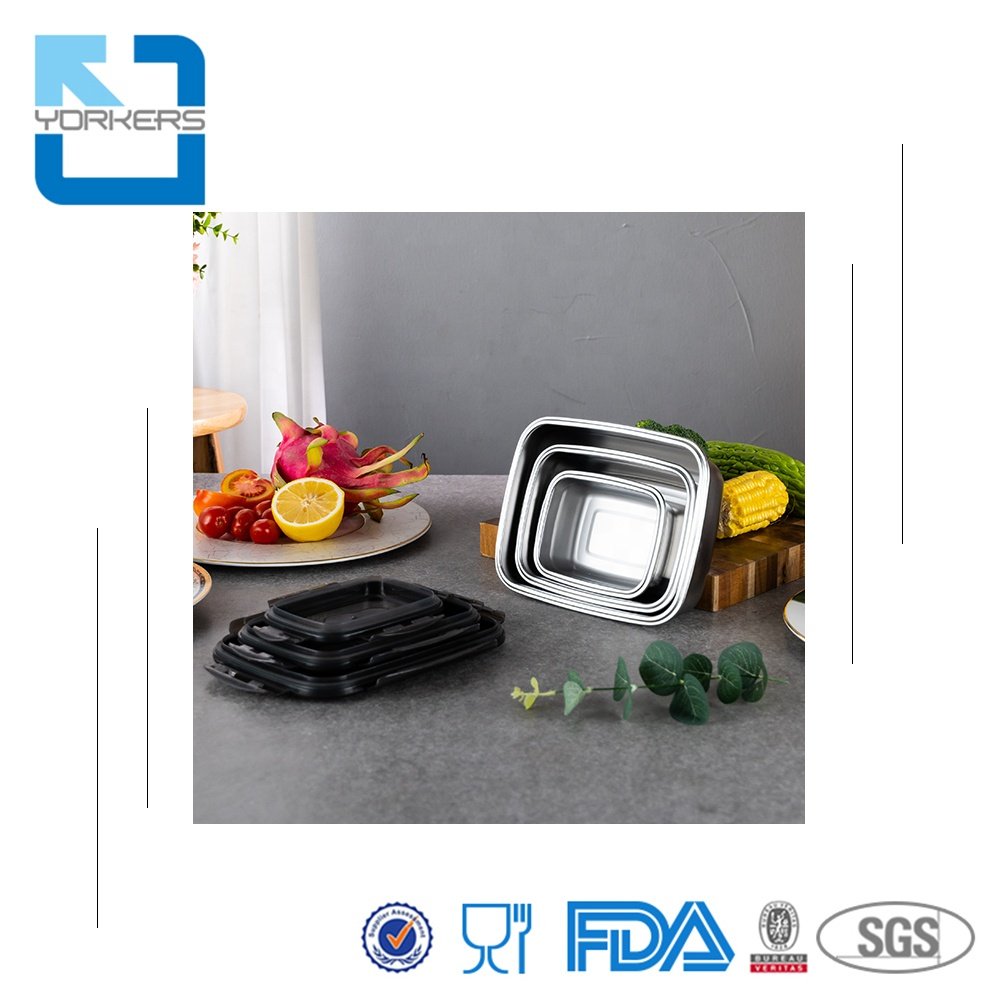 factory outlet korean style stainless steel food storage container storage box stainless steel