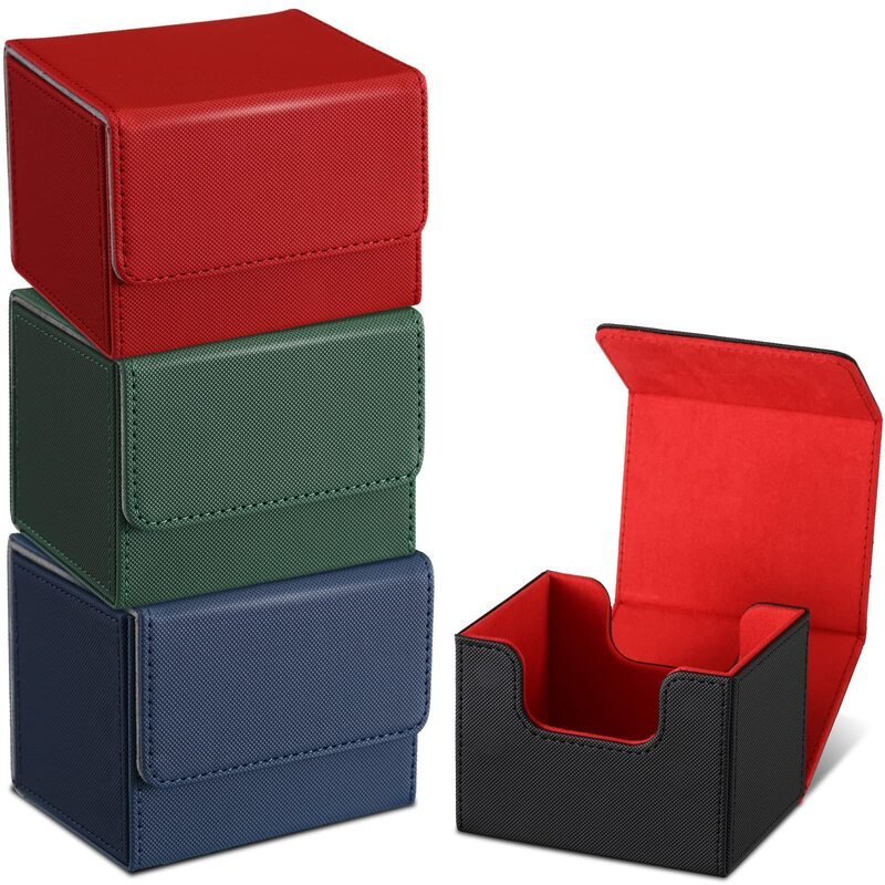 wholesale cheap magnetic card storage box playing cards deck case for collection