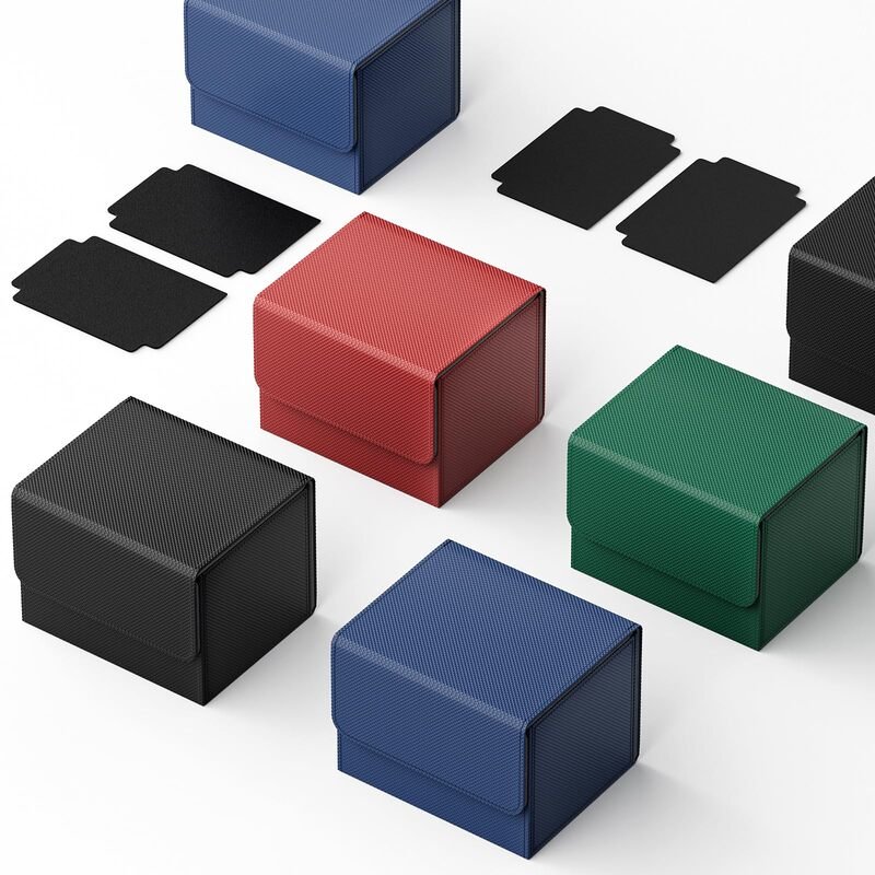 wholesale cheap magnetic card storage box playing cards deck case for collection