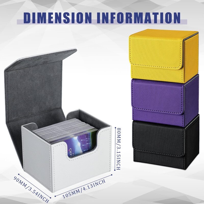 wholesale cheap magnetic card storage box playing cards deck case for collection