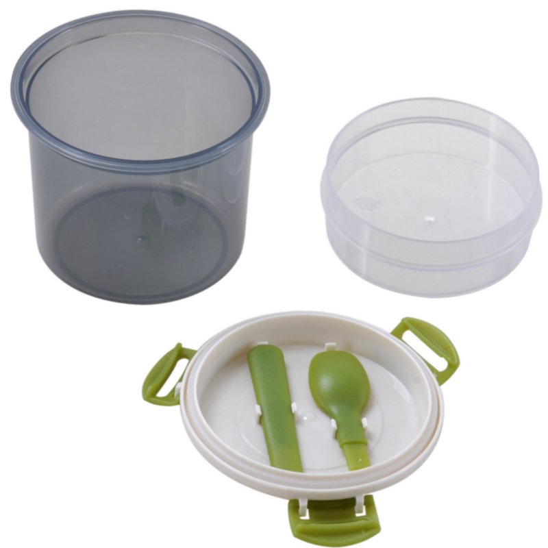 Leakproof Yogurt Cereal To Go Food Storage Container Yogurt Cup Canister with Toppings Lid