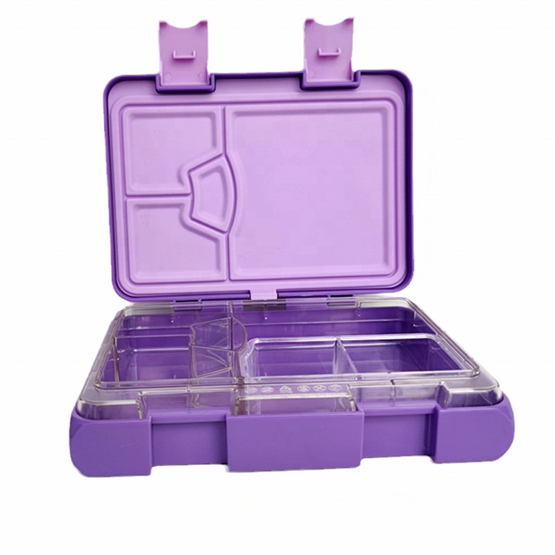 New Arrival Portable Food Container Plastic Bento Lunch Box Leakproof Insulated Bento Box Kids School Lunch Box