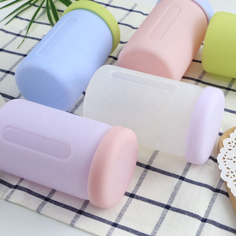 New design vacuum fall resistance silicone food storage containers silicon kitchen organizer jars container storage