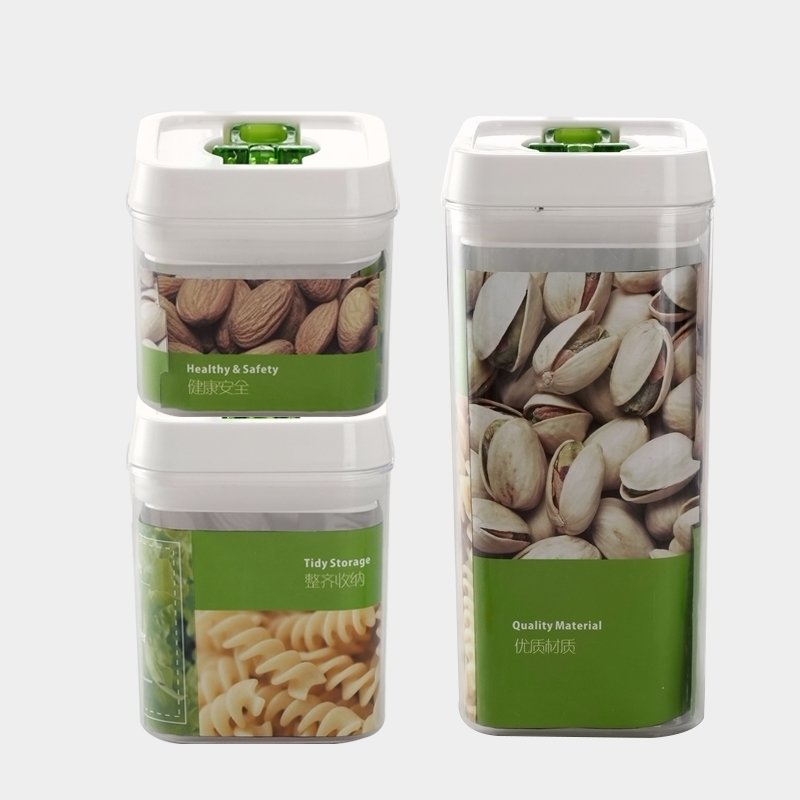 Airtight Food Storage Containers Airtight kitchen Transparent Plastic Food Storage Containers Box