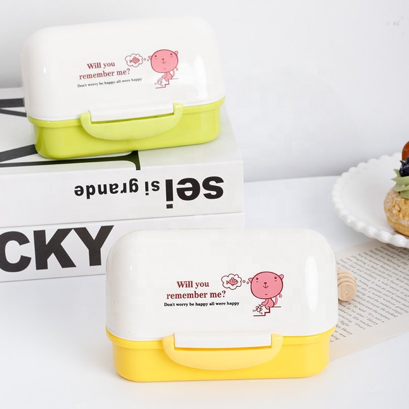 Eco Friendly Products 2023 School Portable Outdoor Picnic Plastic Food Storage Container Lunch Box Kids