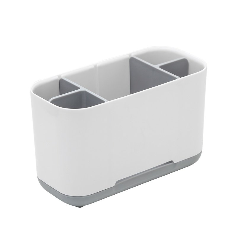 Bathroom washstand storage box holder toothbrush toothpaste organizer rack