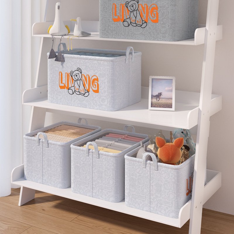 Home Clothes storage box non-woven fabric wardrobe storage box large toy clothing storage bag household organizing bag