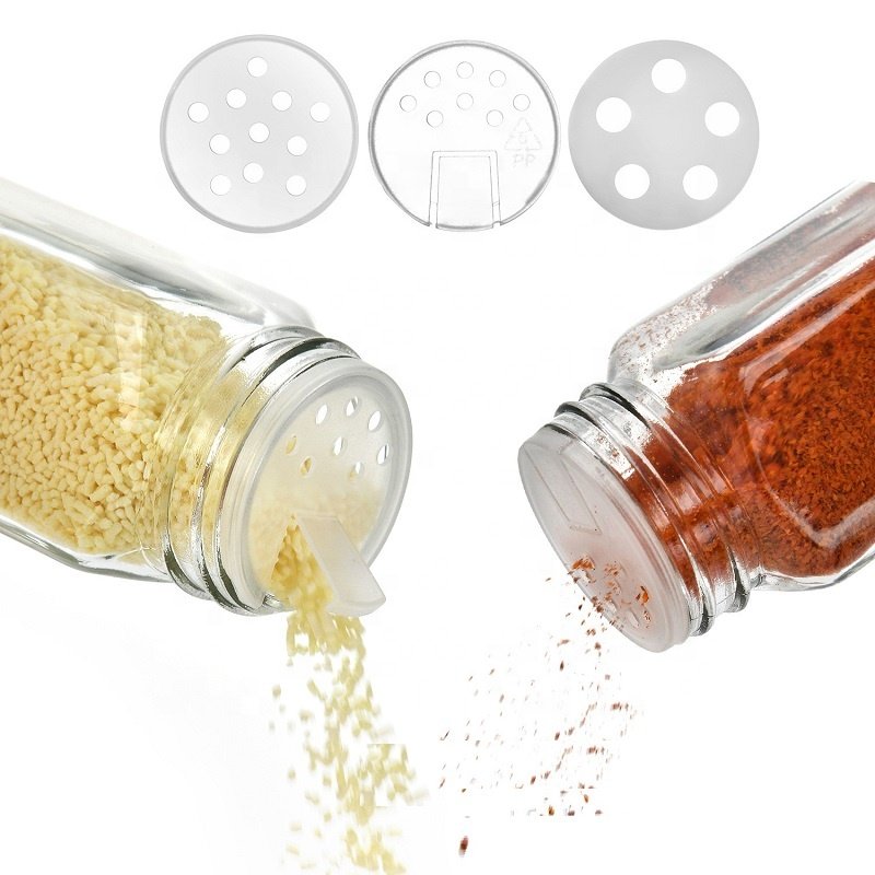 New Customized Private Label 4Oz Set High Airtight Kitchen Food Storage Container Glass Spice Jar With Bamboo Lids