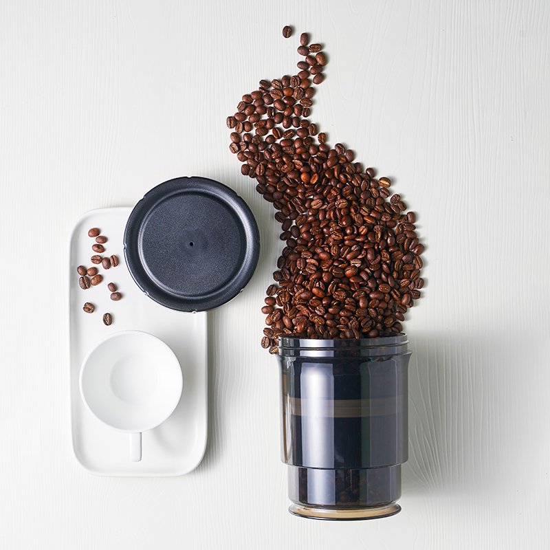 Retractable Vacuum-sealed Jar Round Kitchen Food Storage Container Moisture-proof Storage Jar With Lid