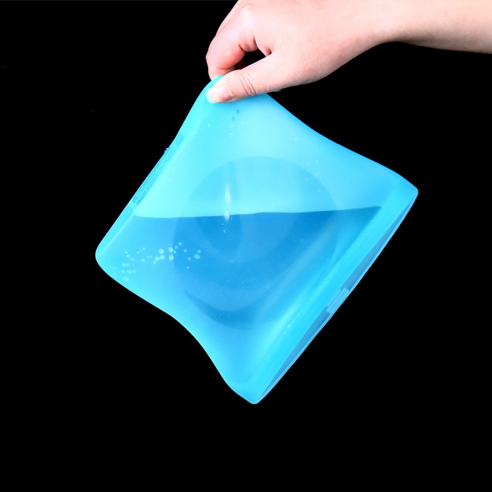 hot selling standard quality kitchen silicon bags food storage leakproof silicone reusable storage sandwich bag