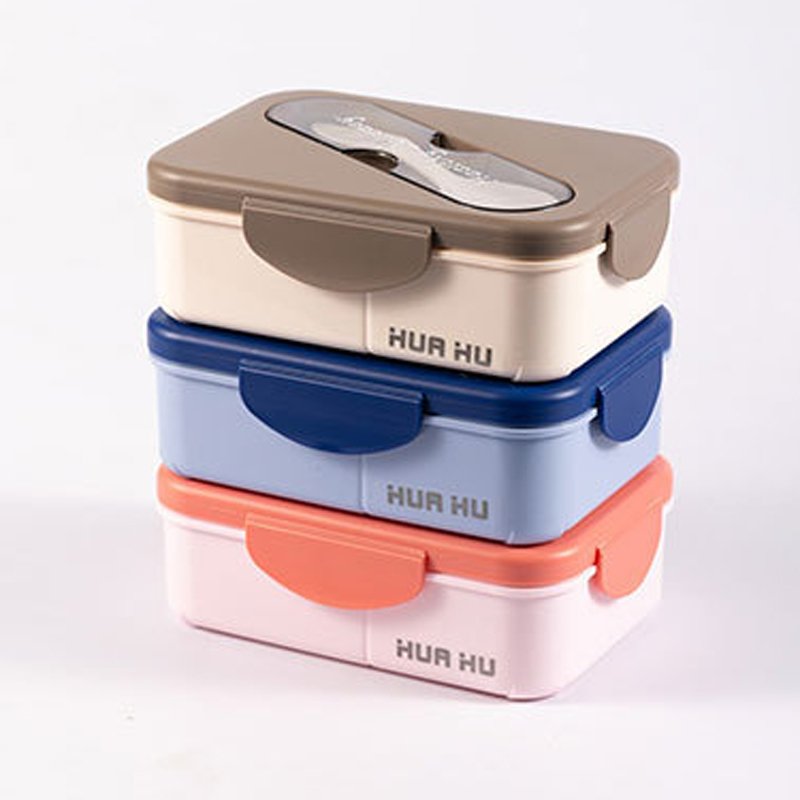 Wholesale School Office Microwaveable Meal Prep Food Storage Container Bpa-free 2 Compartment Plastic Bento Lunch Box For Kids