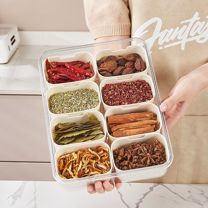 Rayshine Choice Fun Snackle Box For Portable Snack Platters Sealed Storage Snackle Box With Divider Plastic