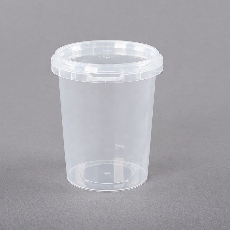 Biodegradable Reusable Custom Color Clear Pp Plastic Deli Food Storage Clear Soup Bowl Containers