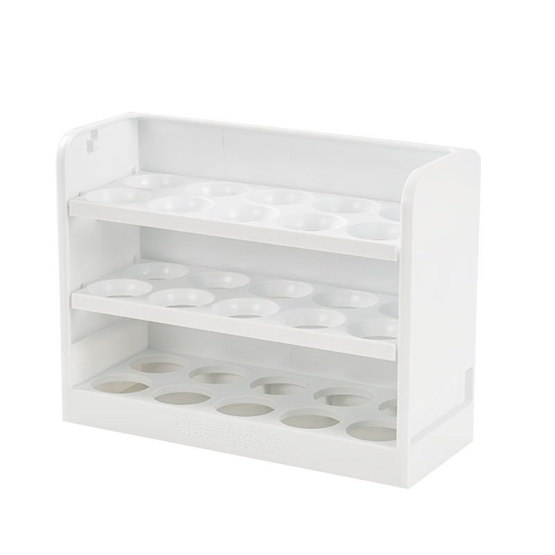 Popular fridge three layer pp plastic egg preservation storage box multi purpose egg tray container