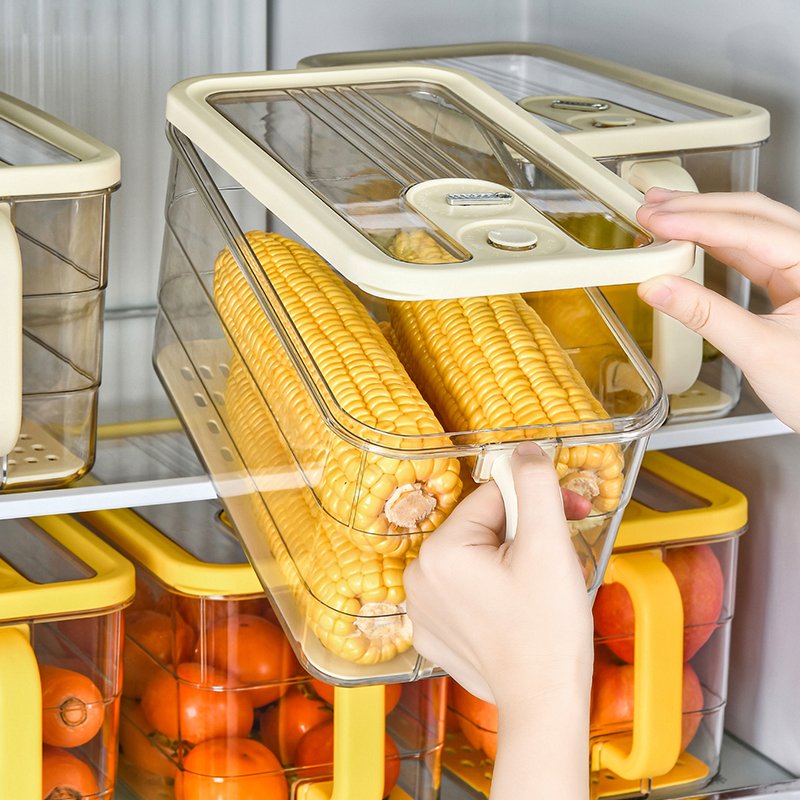 Refrigerator handle storage and preservation box fruit and vegetable storage box food grade organizing artifact storage box