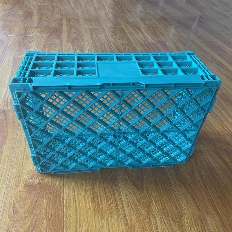 Collapsible Crate Plastic Storage Baskets Folding Sundries Organizer Box Stackable Toys Storage Bin